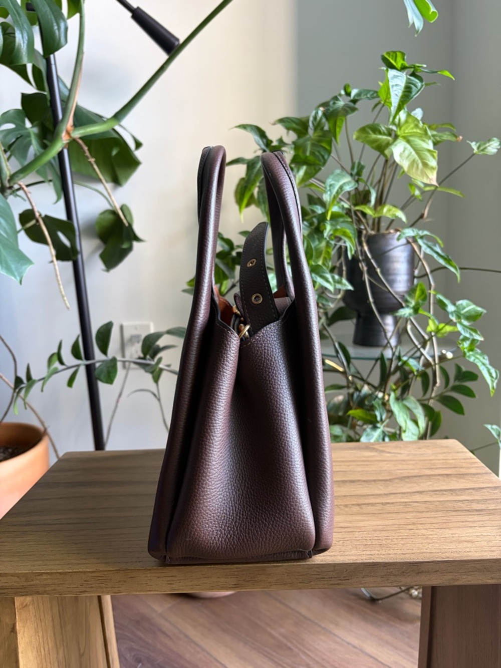 Brass/Maple Lana Coach Handbag - Picture 2 of 13